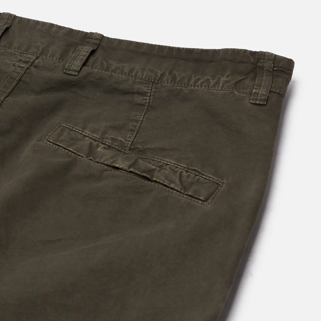 Stone Island Мужские брюки Brushed Organic Cotton Canvas Old Effect Slim