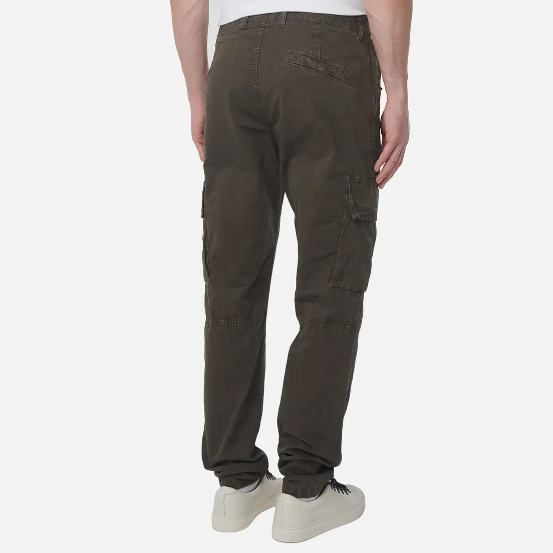 Stone Island Мужские брюки Brushed Organic Cotton Canvas Old Effect Slim