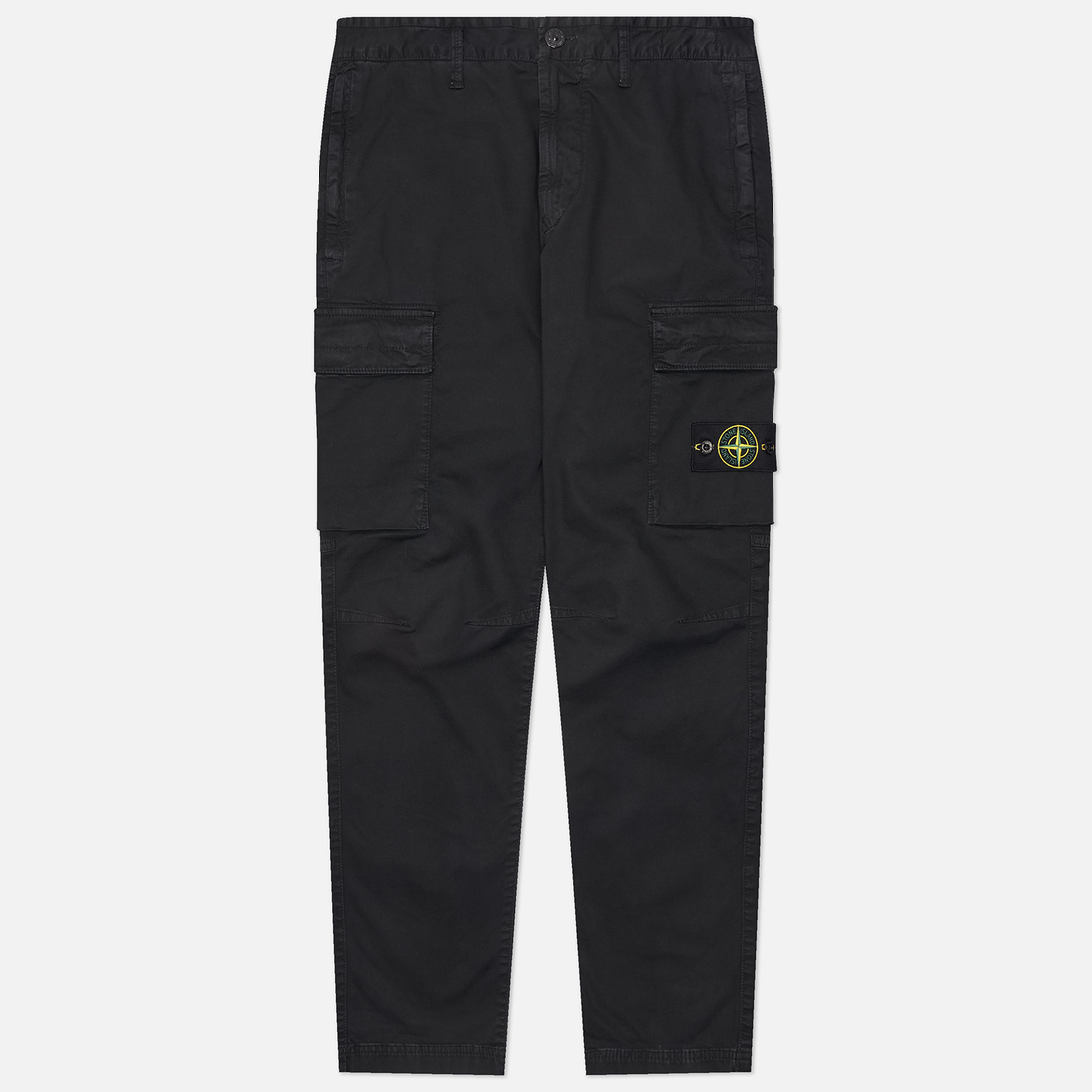 Stone Island Мужские брюки Stretch Organic Broken Twull Cotton Old Effect