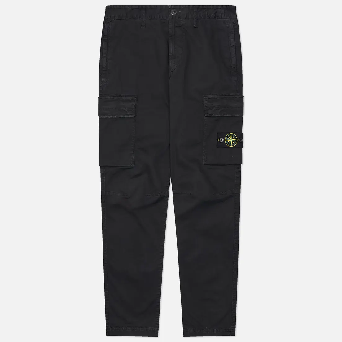 Stone Island Мужские брюки Stretch Organic Broken Twull Cotton Old Effect