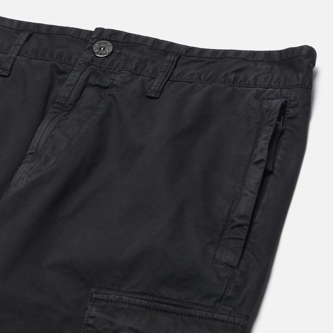 Stone Island Мужские брюки Stretch Organic Broken Twull Cotton Old Effect
