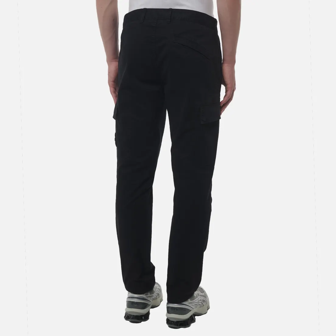 Stone Island Мужские брюки Stretch Organic Broken Twill Cotton Old Effect Skinny