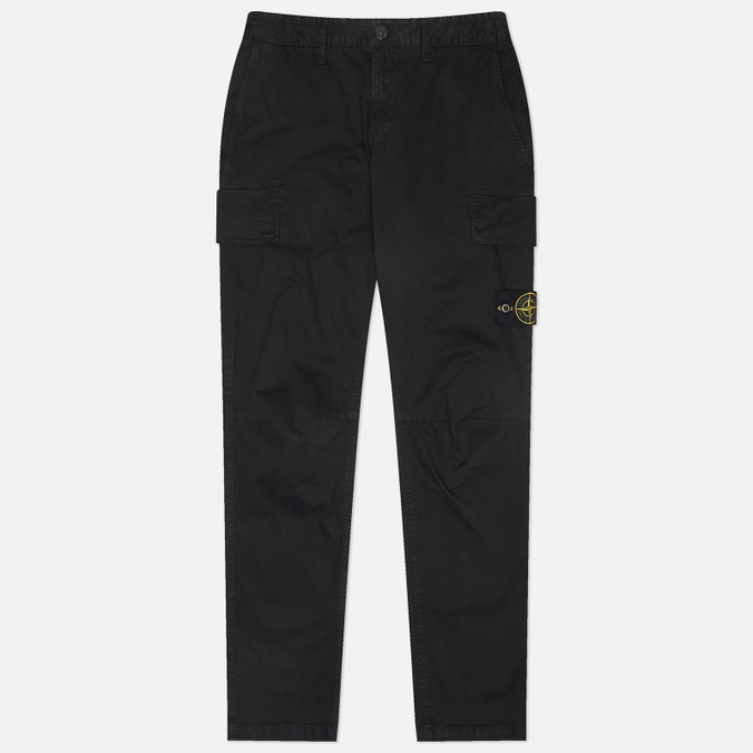 Мужские брюки Stone Island Stretch Organic Broken Twill Cotton Old Effect Skinny