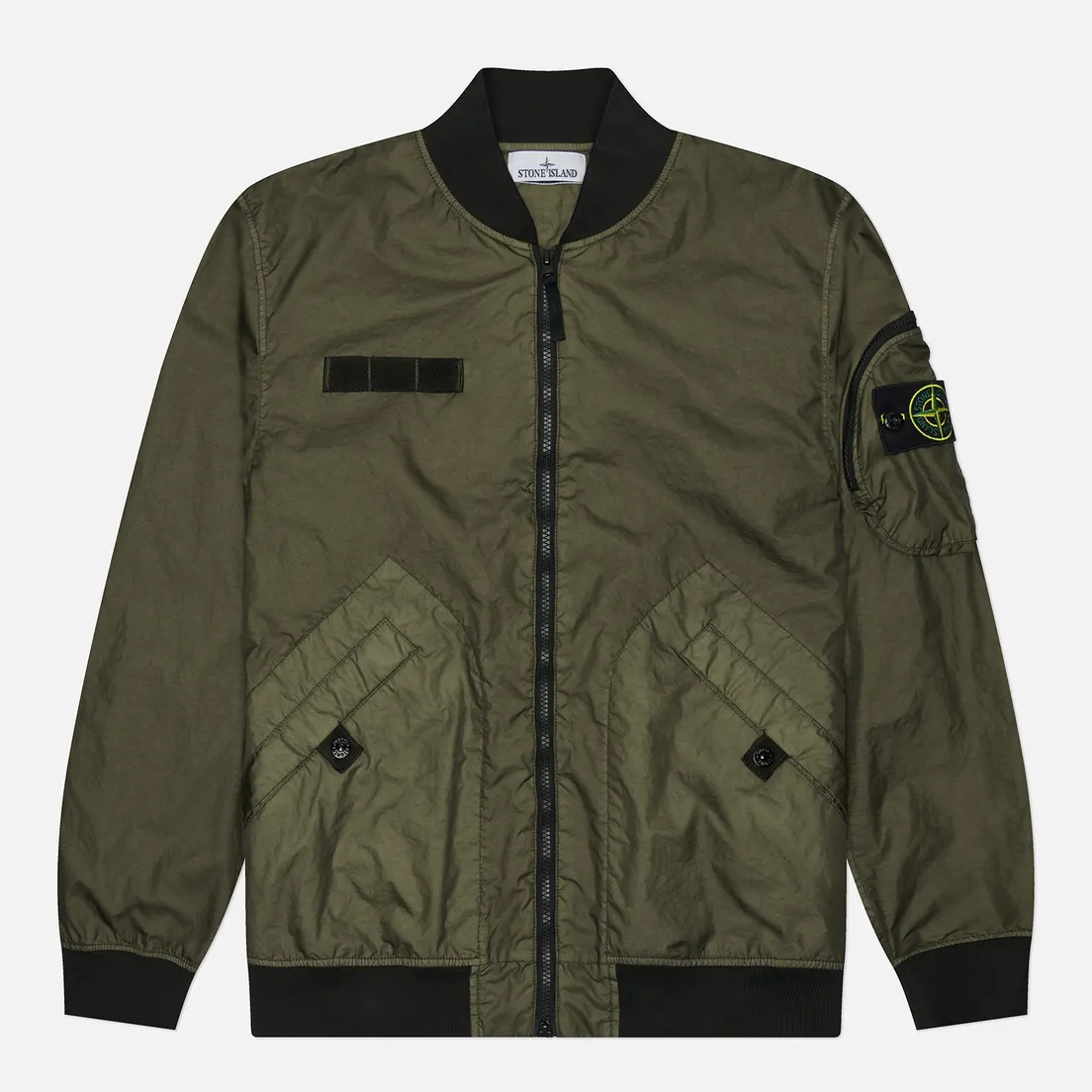 Stone Island Мужская куртка бомбер Membrana 3L TC