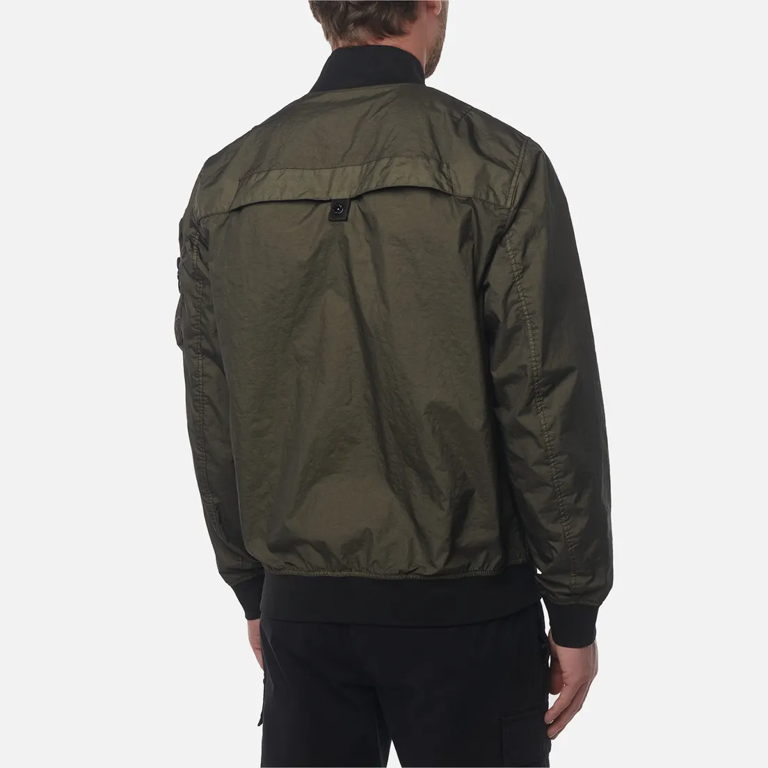 Stone Island Мужская куртка бомбер Membrana 3L TC