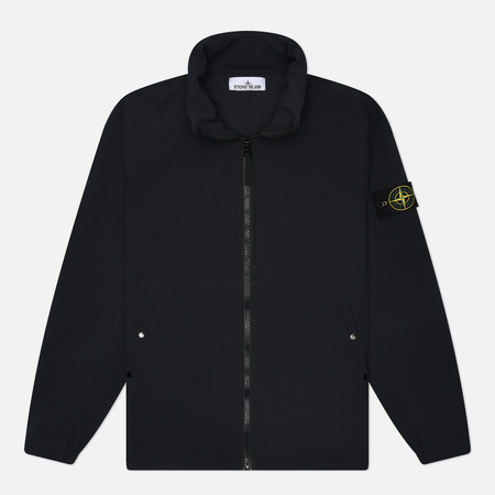   Brandshop Мужская куртка ветровка Stone Island Light Soft Shell-R E.Dye, цвет синий, размер L