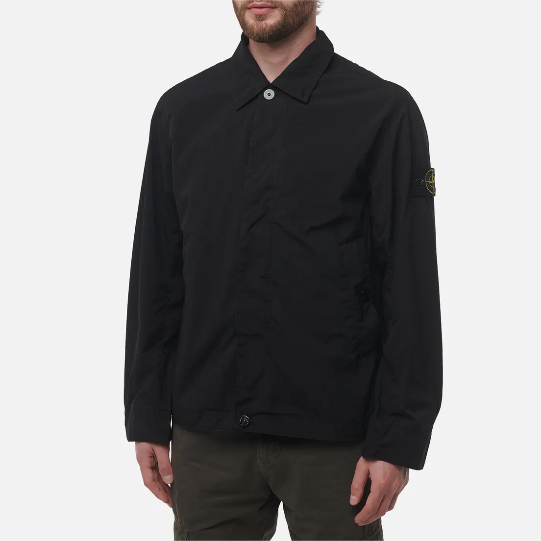 Stone Island Мужская куртка ветровка Light Compact Touch Poly-TC