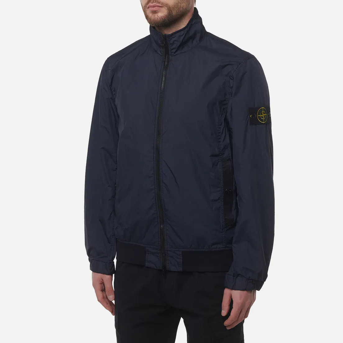 Stone Island Мужская куртка ветровка Crinkle Reps R-NY