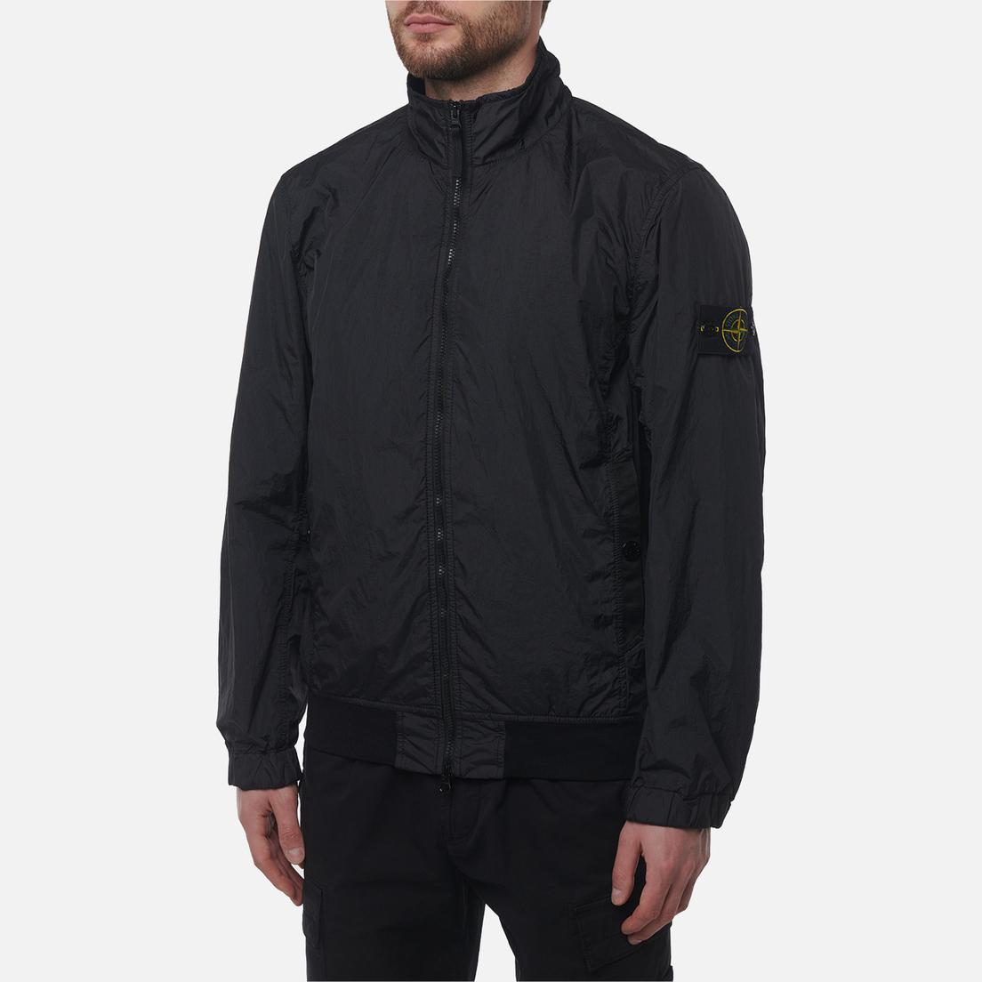 Stone Island Мужская куртка ветровка Crinkle Reps R-NY