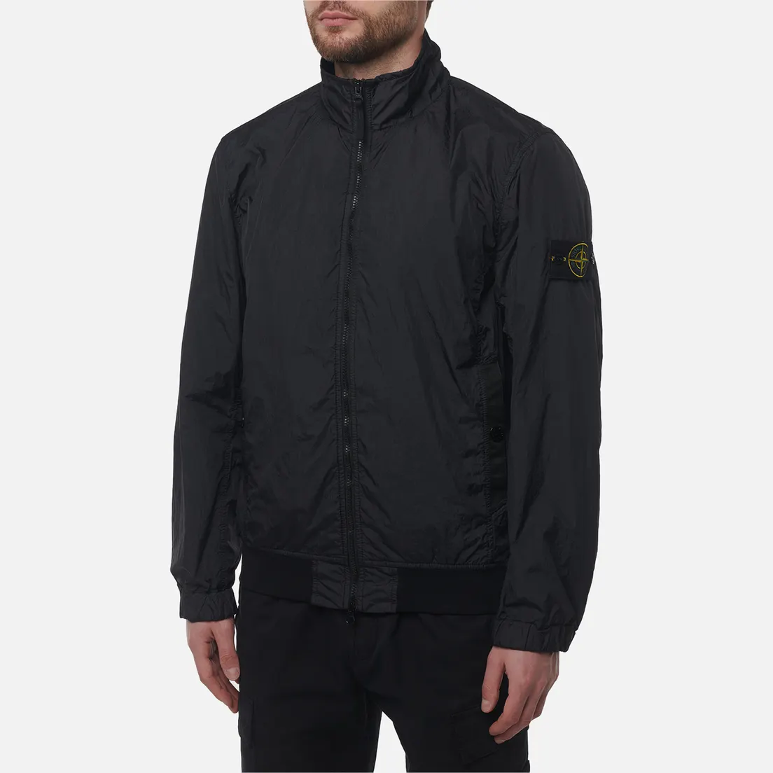 Stone Island Мужская куртка ветровка Crinkle Reps R-NY