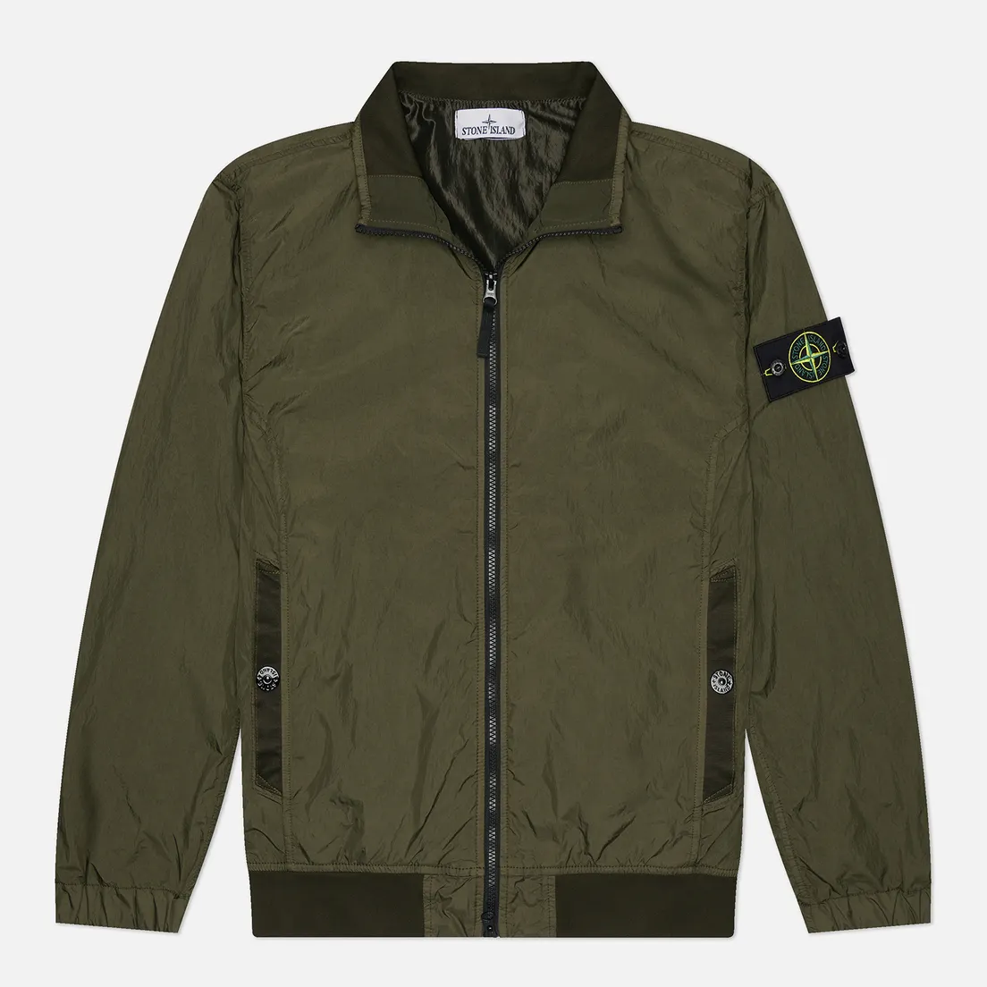 Stone Island Мужская куртка ветровка Crinkle Reps R-NY