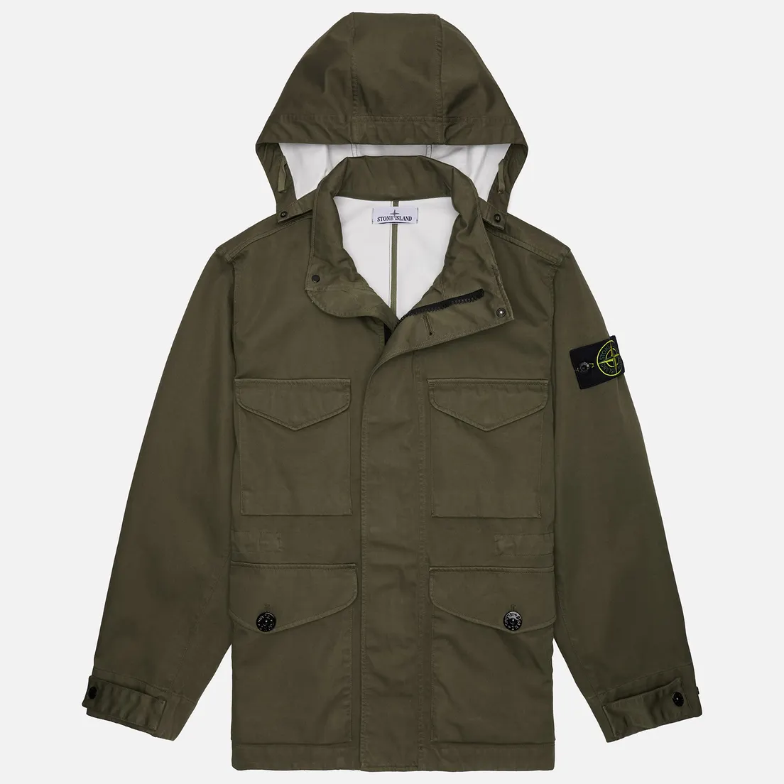 Stone Island Мужская демисезонная куртка Raso Gommato 3L