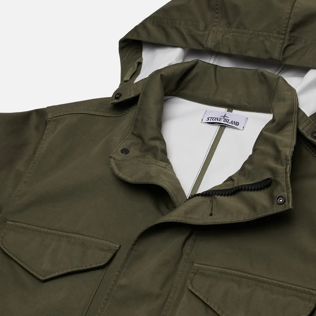 Stone Island Мужская демисезонная куртка Raso Gommato 3L