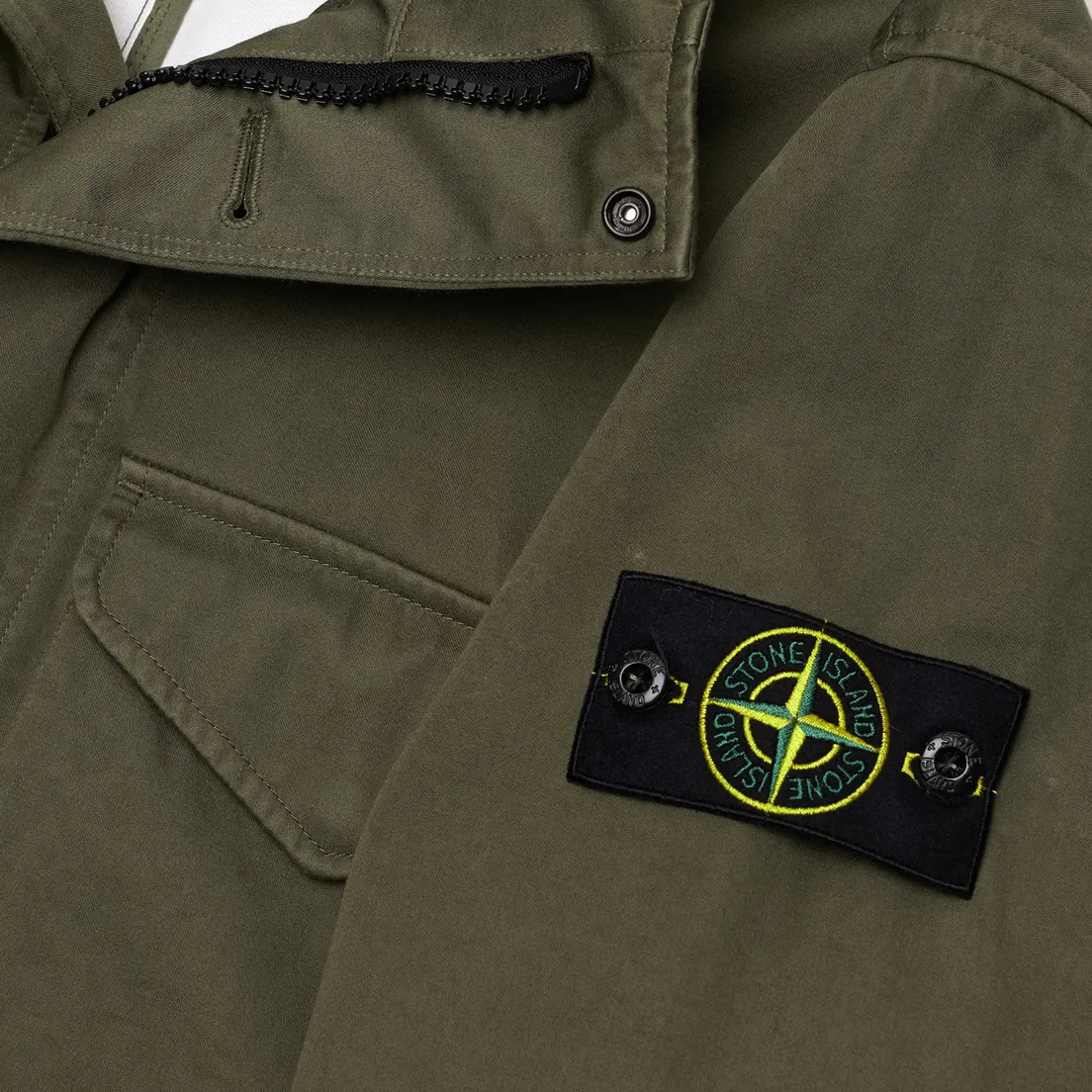 Stone Island Мужская демисезонная куртка Raso Gommato 3L