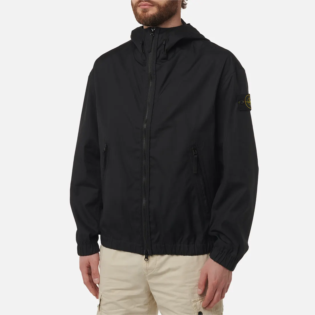 Stone Island Мужская куртка ветровка Supima Cotton Canvas Non-Aqueous Dyeing Technology