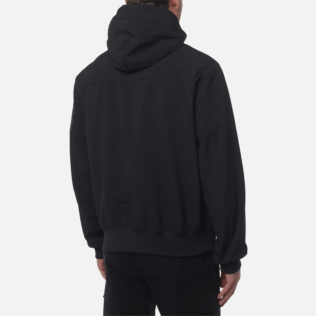 Stone Island Мужская куртка ветровка Light Soft Shell-R E.Dye Hooded