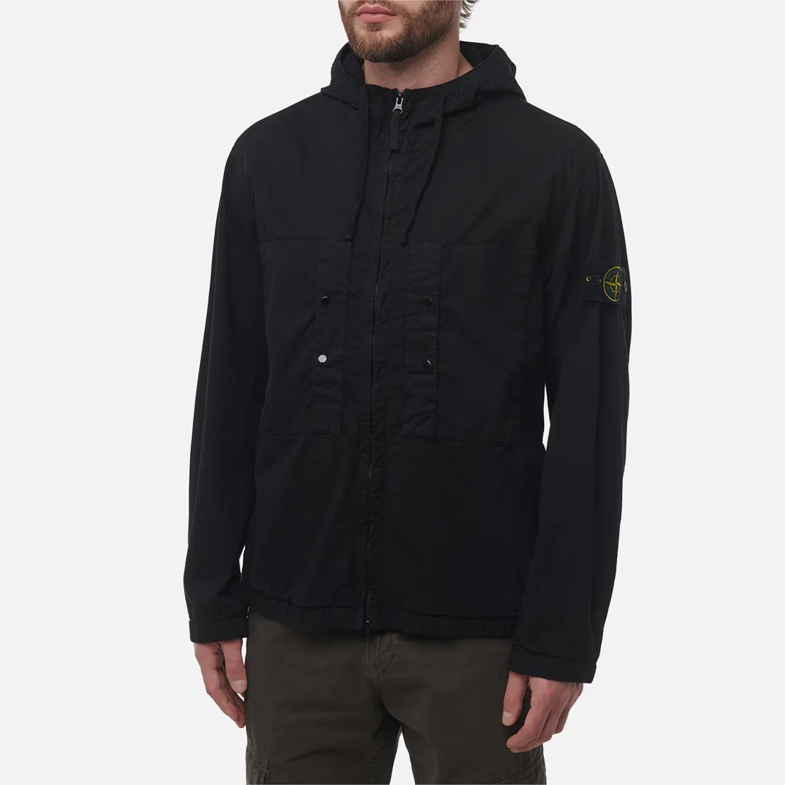 Stone Island Мужская куртка ветровка Supima Cotton Twill Stretch-TC