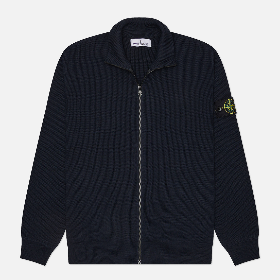 Stone Island Мужской свитер Ribbed Soft Zip Cardigan