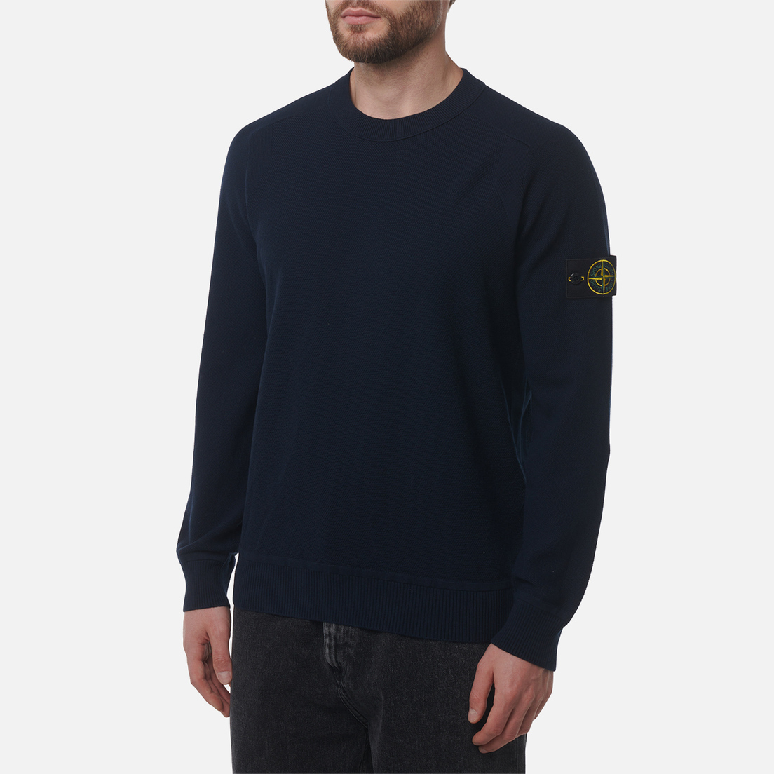 Stone Island Мужской свитер Soft Organic Micro Stitch