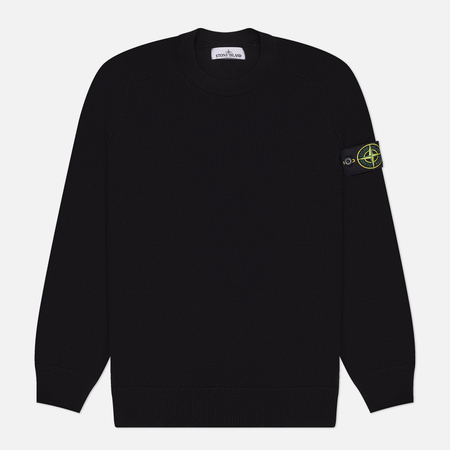   Brandshop Мужской свитер Stone Island Soft Organic Micro Stitch, цвет чёрный, размер XL
