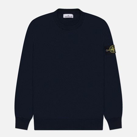   Brandshop Мужской свитер Stone Island Soft Organic Cotton, цвет синий, размер XXXL