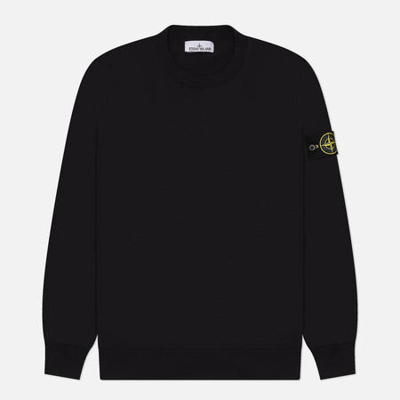   Brandshop Мужской свитер Stone Island Soft Organic Cotton, цвет чёрный, размер S