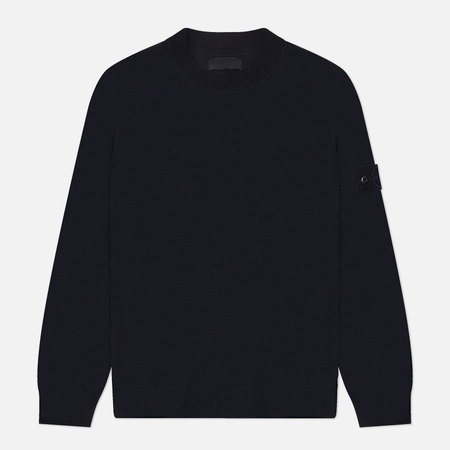  Мужской свитер Stone Island Light RWS Pure Wool Ghost, цвет синий, размер L