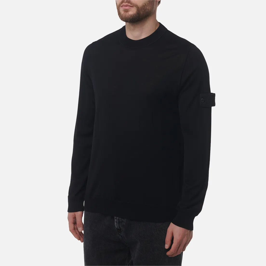 Stone Island Мужской свитер Light RWS Pure Wool Ghost