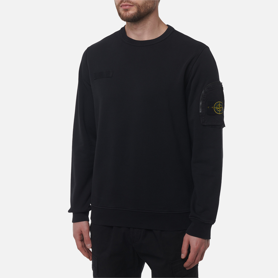 Stone Island Мужская толстовка Cotton Fleece