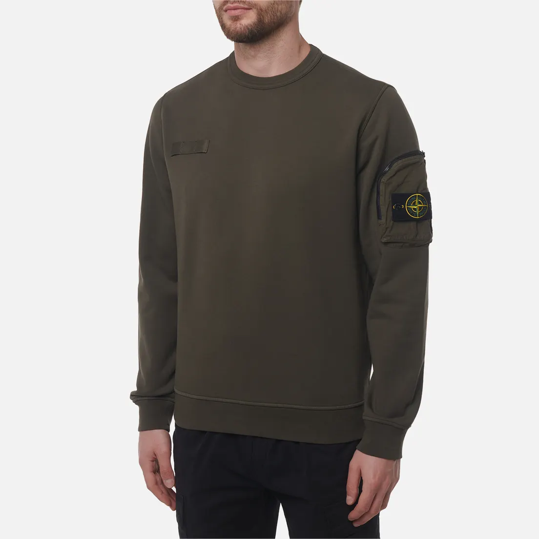 Stone Island Мужская толстовка Cotton Fleece
