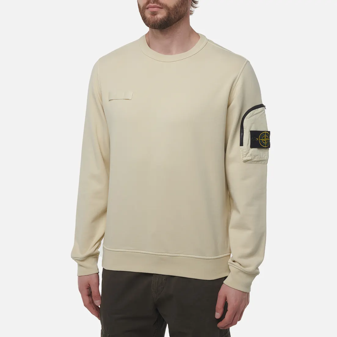 Stone Island Мужская толстовка Cotton Fleece