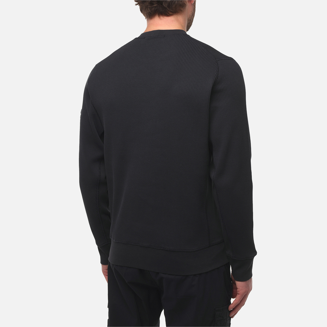 Stone Island Мужская толстовка Organic Cotton Waffle Fleece