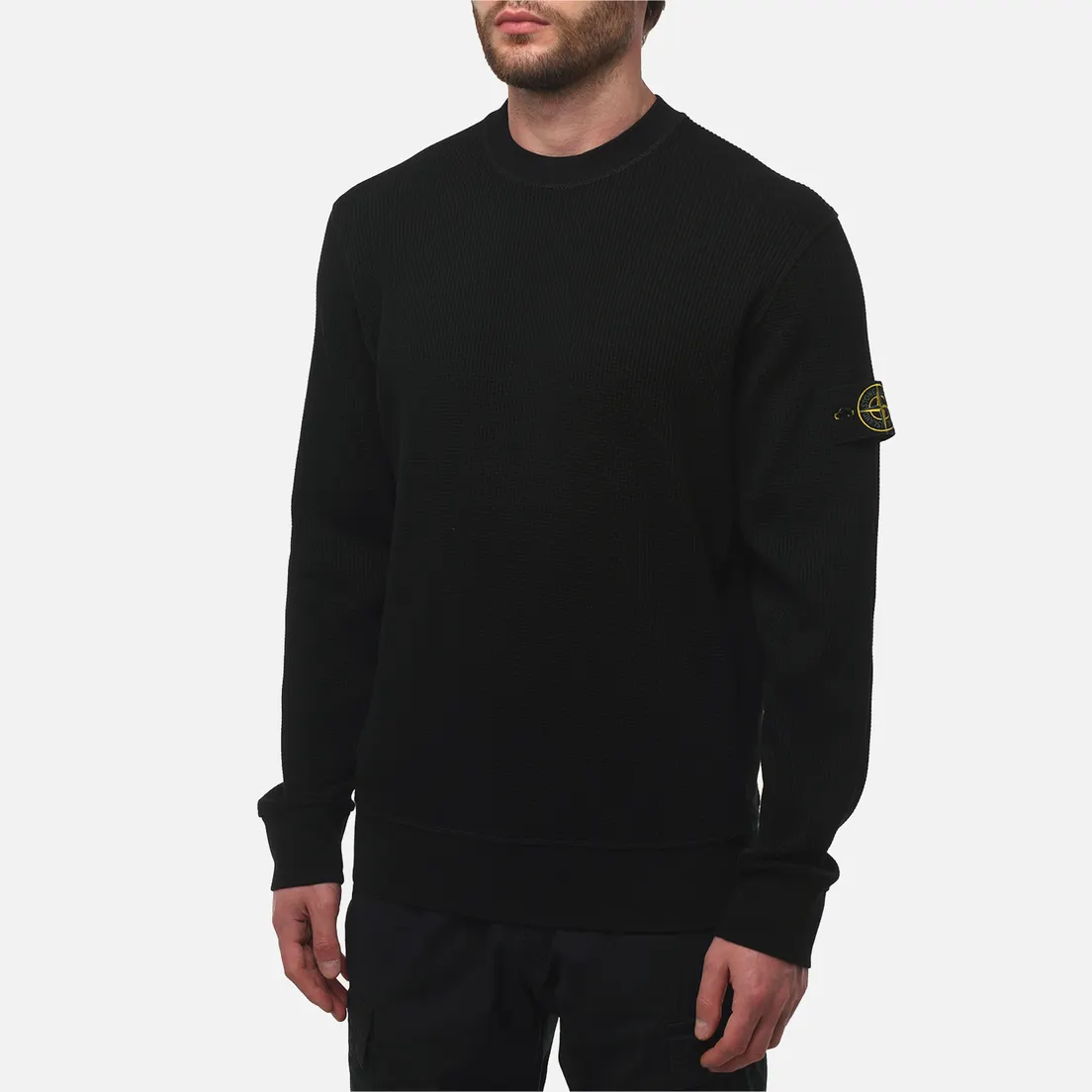 Stone Island Мужская толстовка Organic Cotton Waffle Fleece