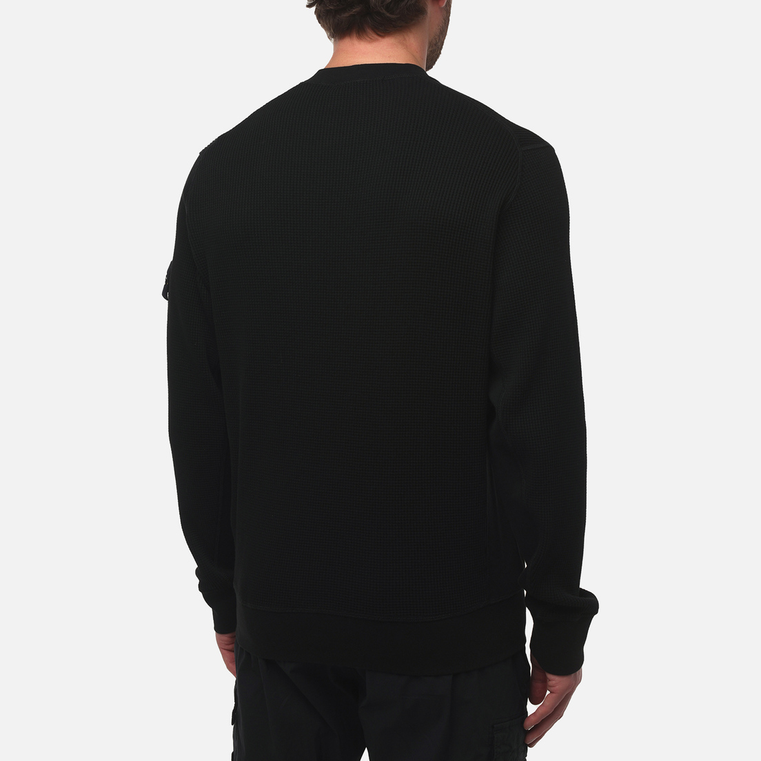 Stone Island Мужская толстовка Organic Cotton Waffle Fleece