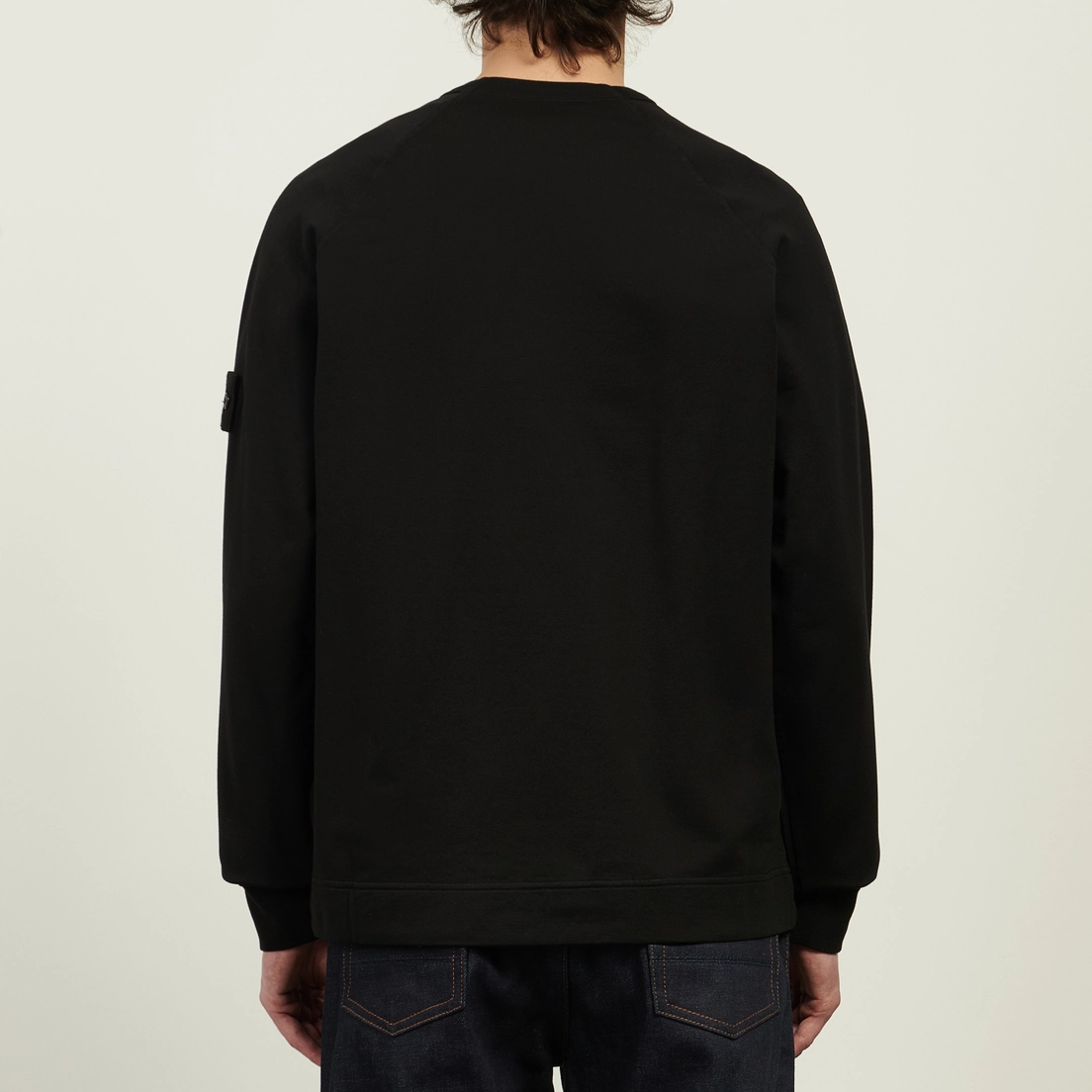 Stone Island Мужская толстовка Ghost Piece Cotton Stretch Fleece