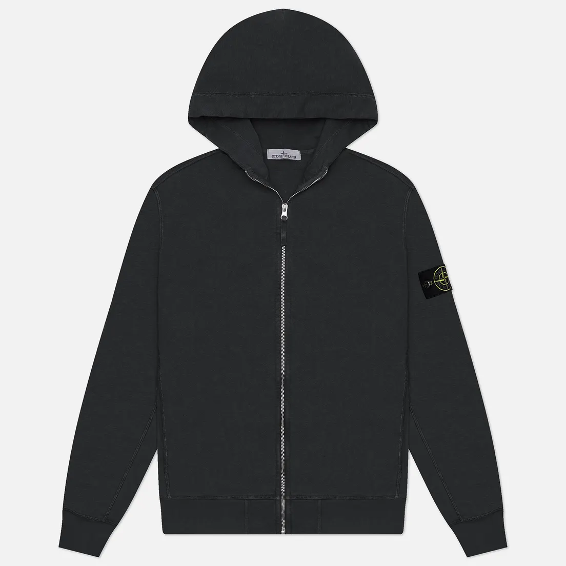 Stone Island Мужская толстовка Malfile Fleece Old Effect Full Zip Hoodie
