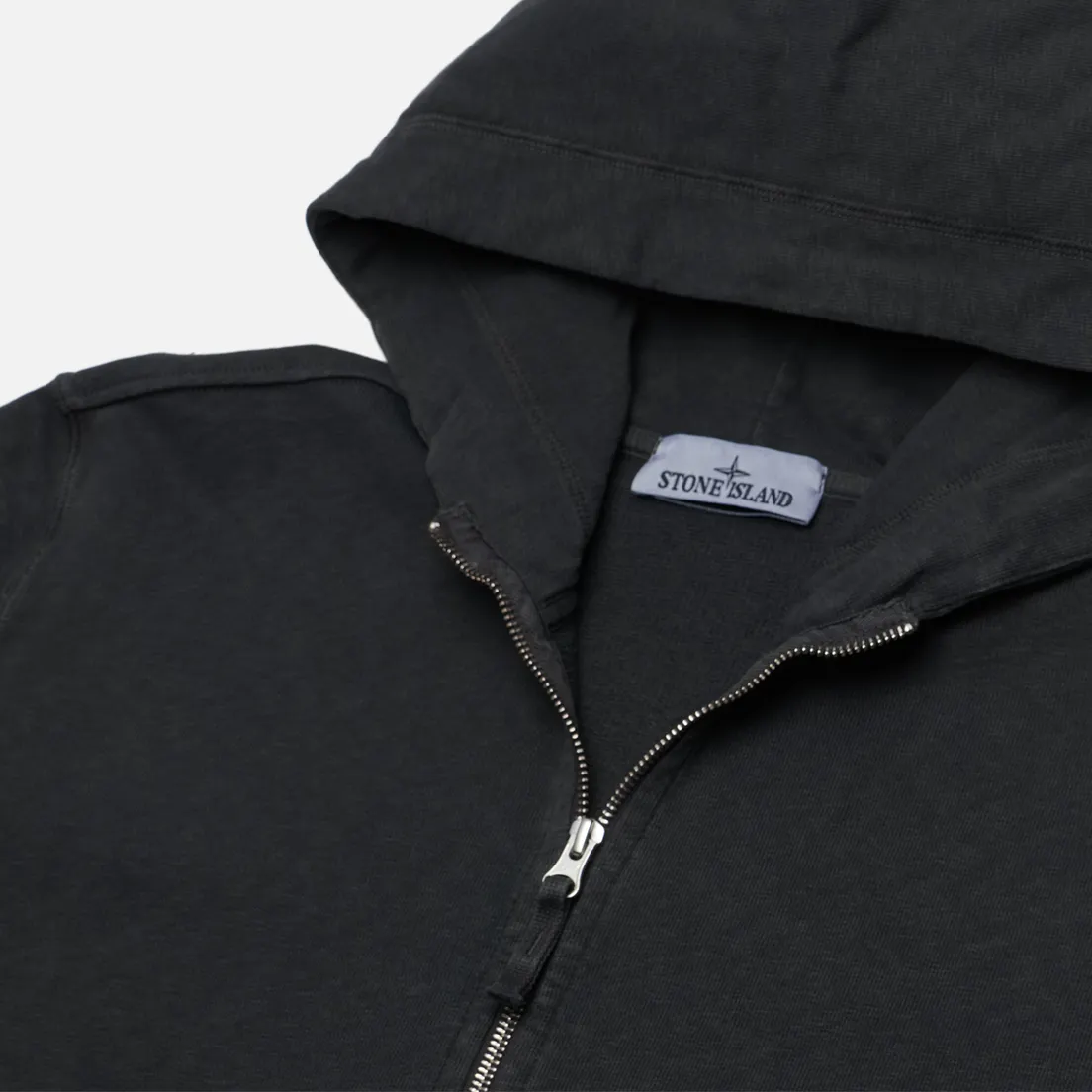 Stone Island Мужская толстовка Malfile Fleece Old Effect Full Zip Hoodie