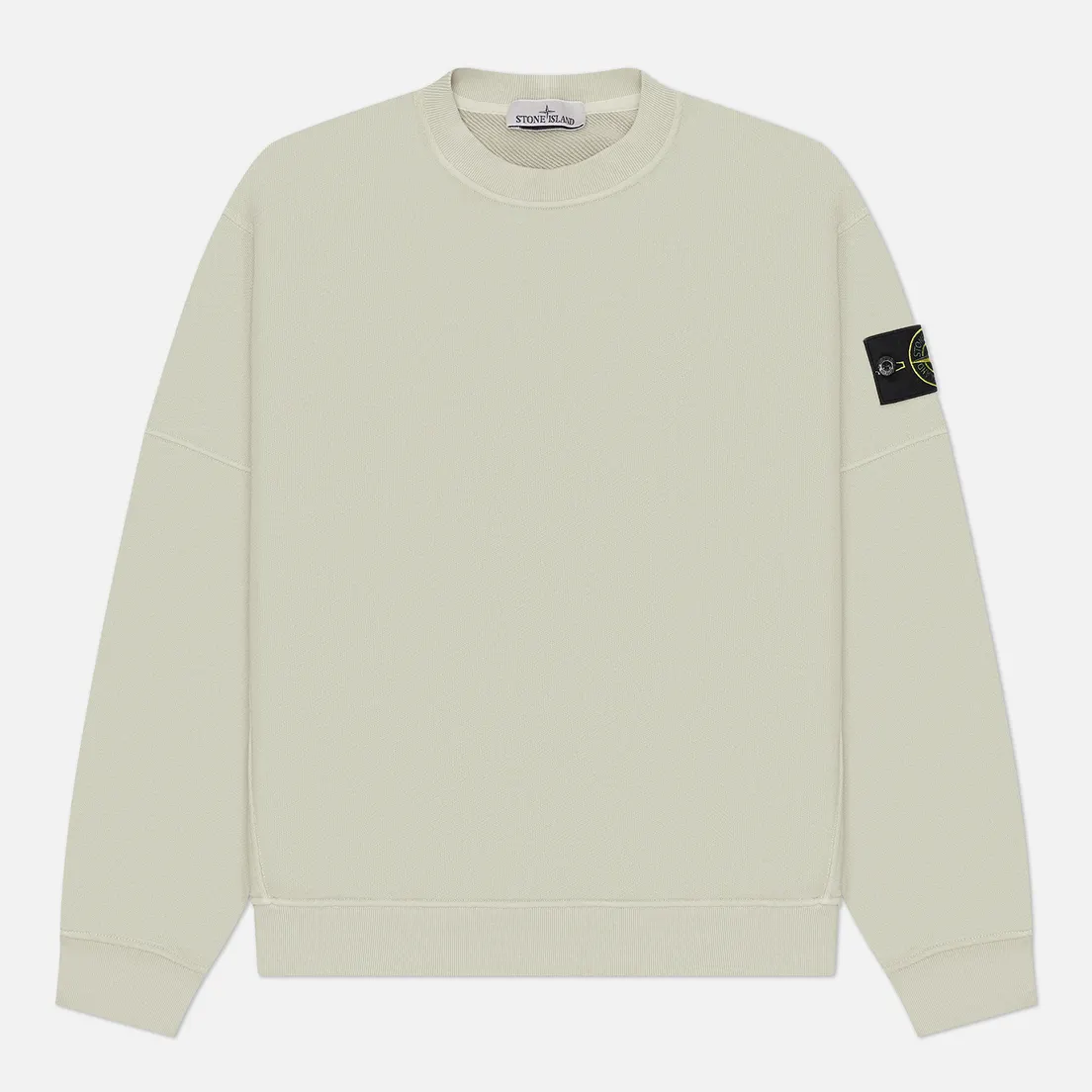 Stone Island Мужская толстовка Organic Cotton Diagonal Fleece Old Effect