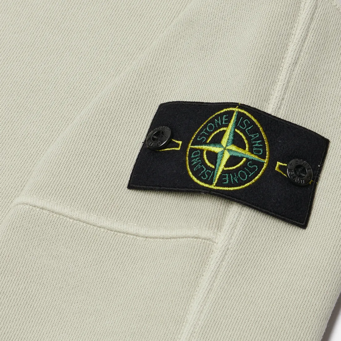 Stone Island Мужская толстовка Organic Cotton Diagonal Fleece Old Effect