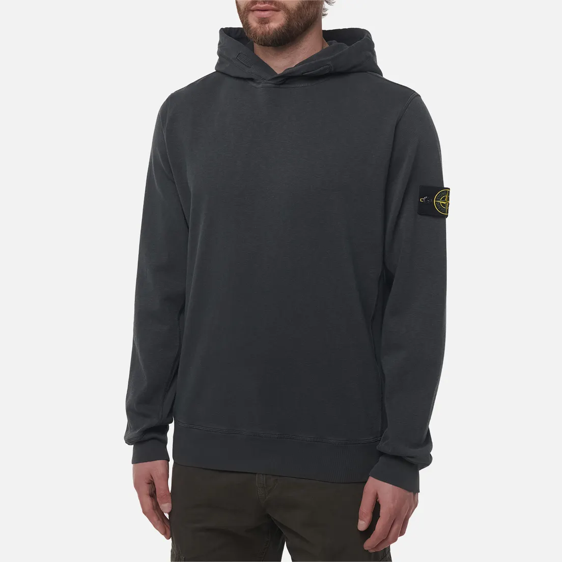 Stone Island Мужская толстовка Malfile Fleece Old Effect Hoodie