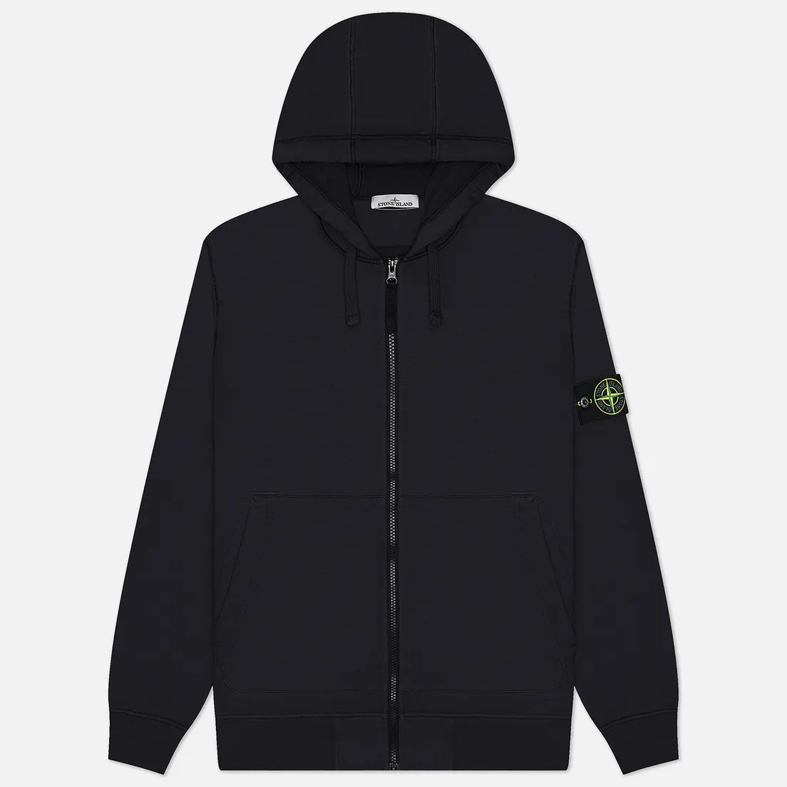 Stone Island Мужская толстовка Organic Cotton Fleece Zip Hoodie