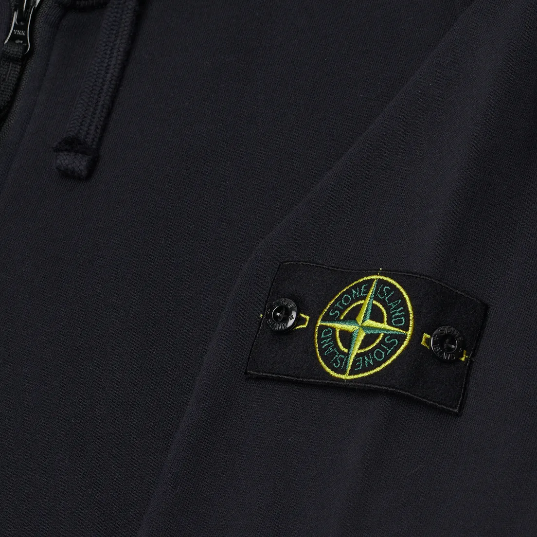 Stone Island Мужская толстовка Organic Cotton Fleece Zip Hoodie