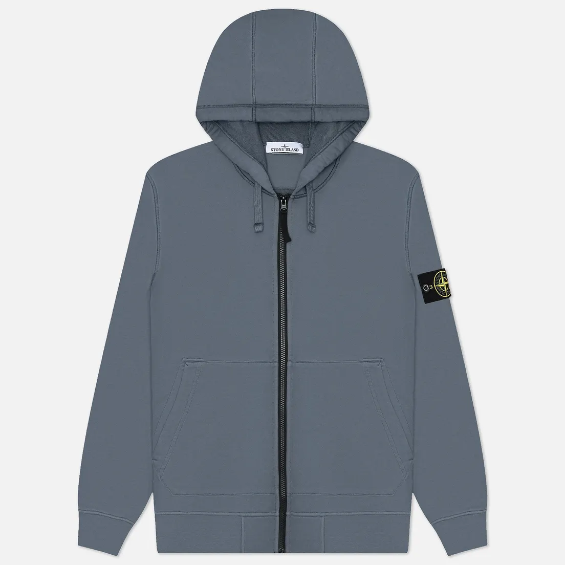 Stone Island Мужская толстовка Organic Cotton Fleece Zip Hoodie
