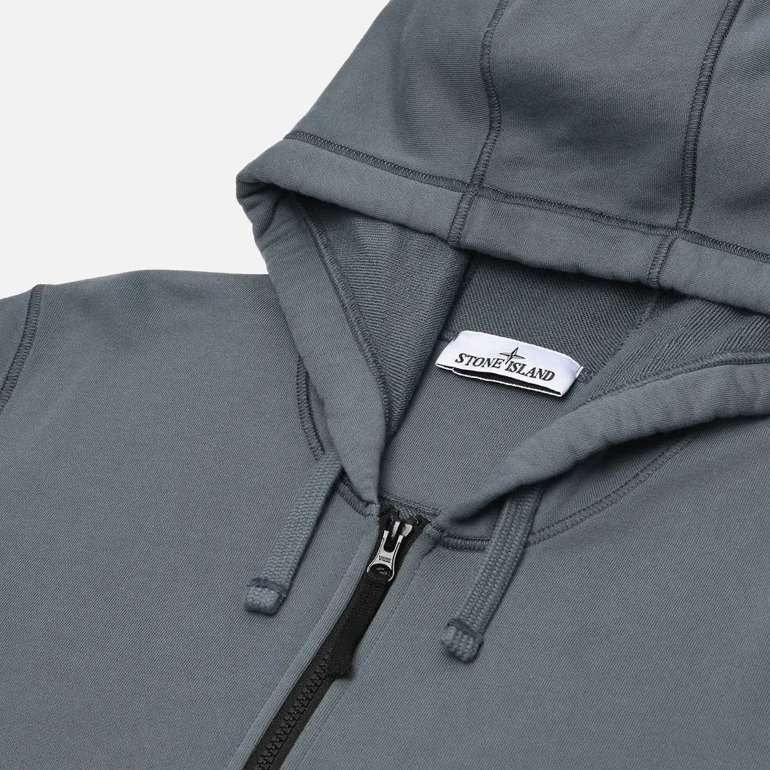 Stone Island Мужская толстовка Organic Cotton Fleece Zip Hoodie