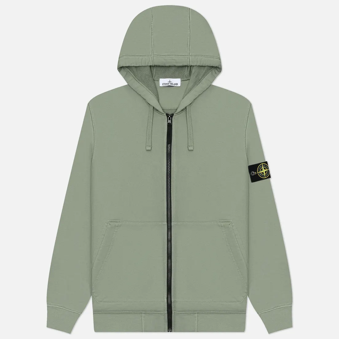 Stone Island Мужская толстовка Organic Cotton Fleece Zip Hoodie