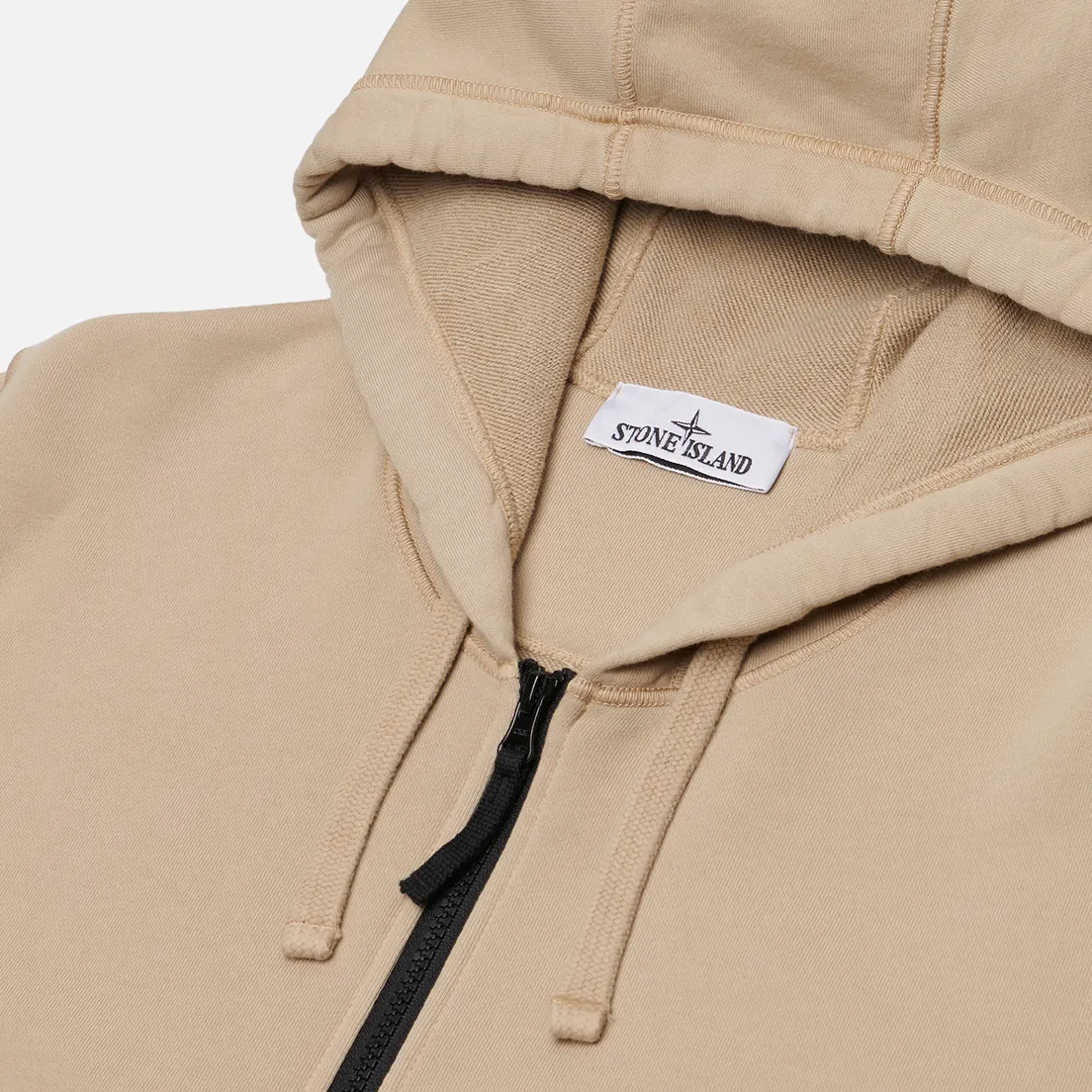 Stone Island Мужская толстовка Organic Cotton Fleece Zip Hoodie