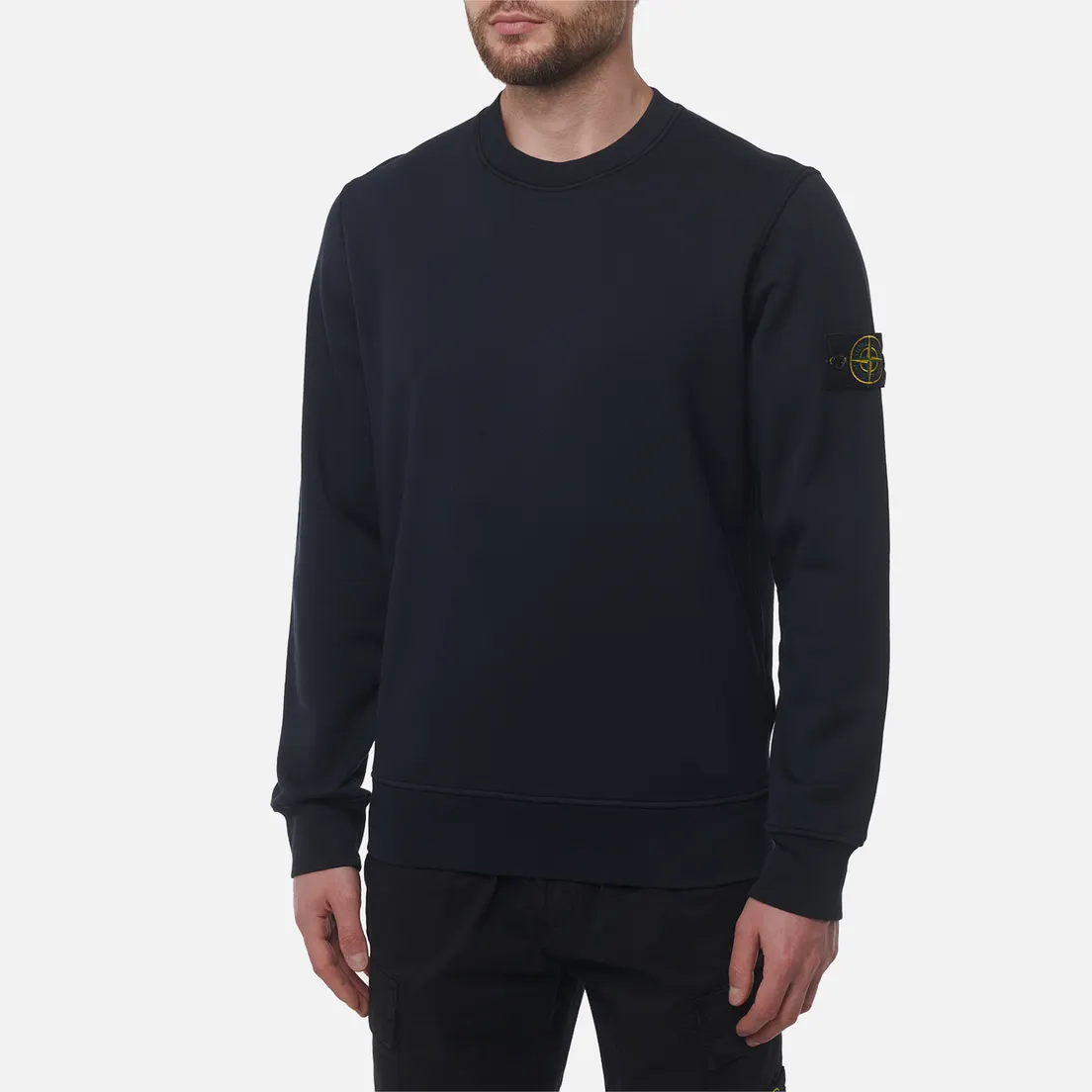 Stone Island Мужская толстовка Organic Cotton Fleece Crew Neck