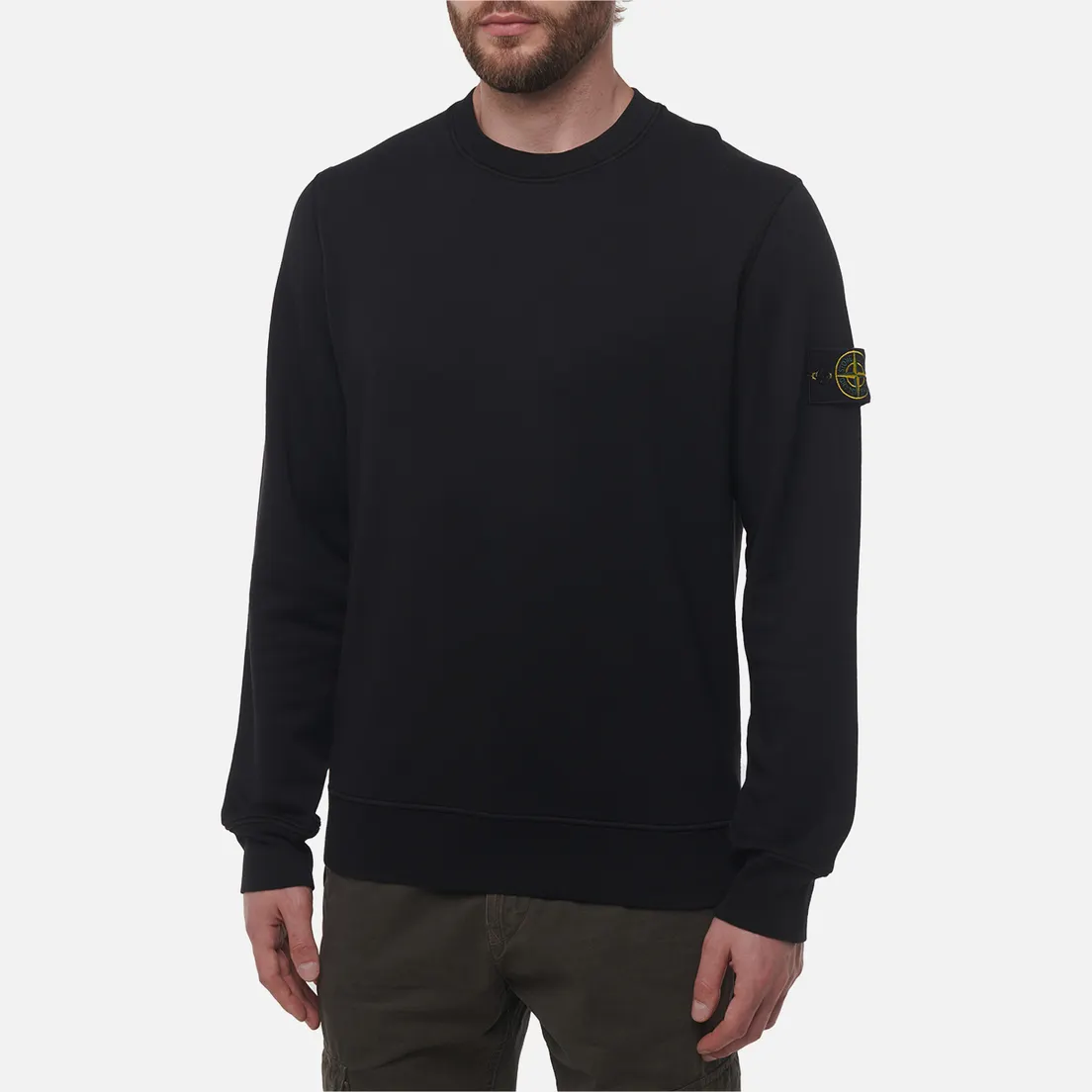 Stone Island Мужская толстовка Organic Cotton Fleece Crew Neck