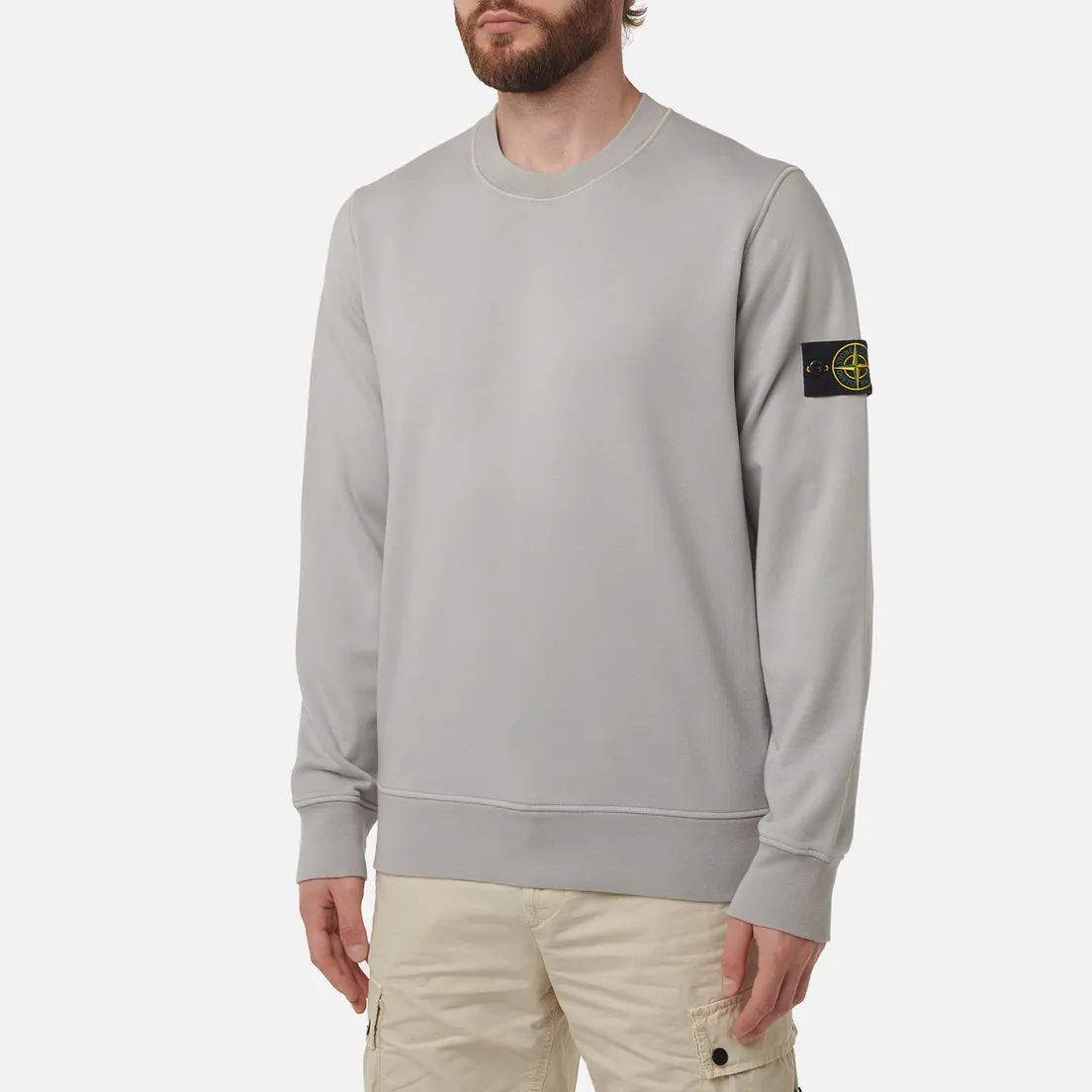 Stone Island Мужская толстовка Organic Cotton Fleece Crew Neck