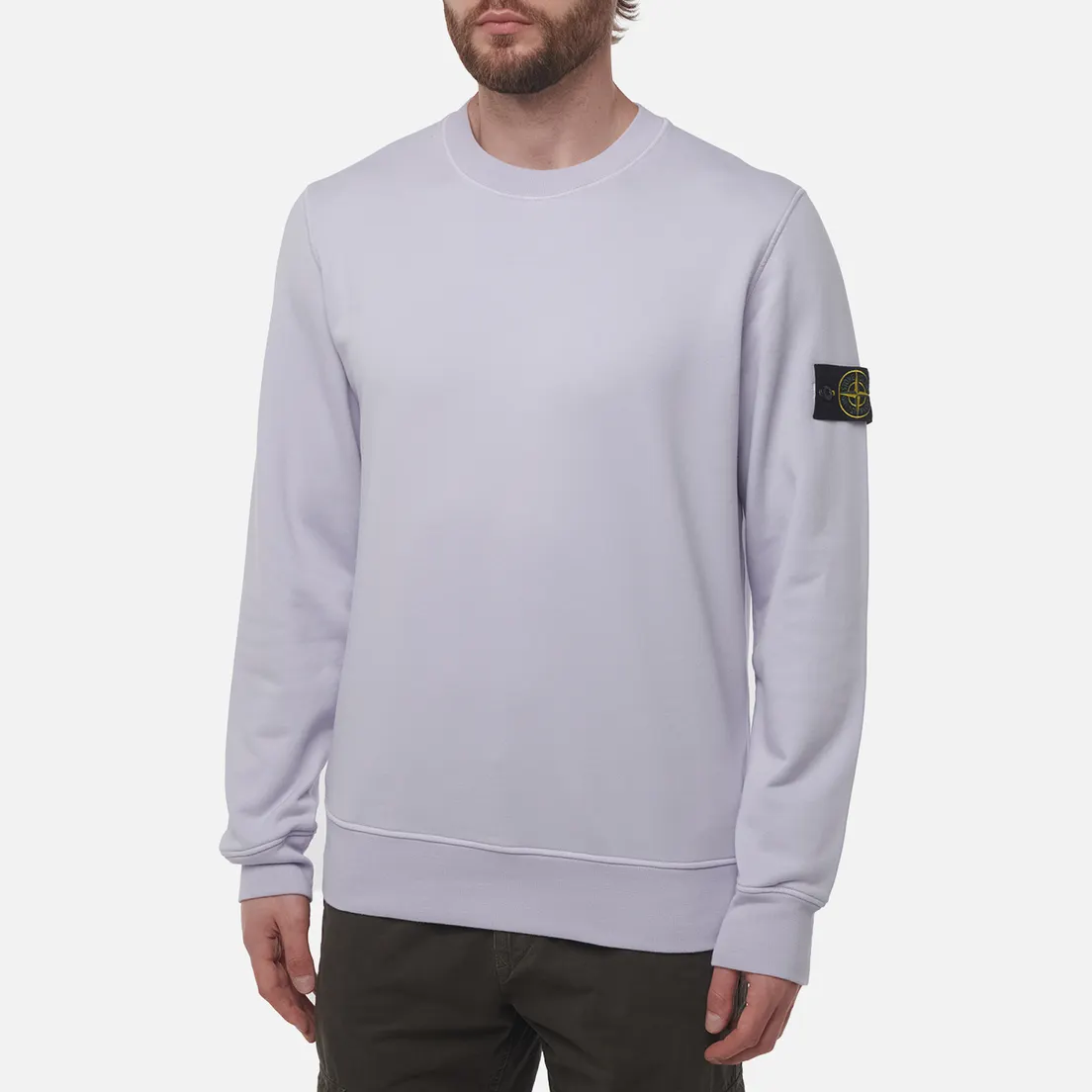 Stone Island Мужская толстовка Organic Cotton Fleece Crew Neck